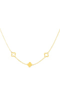 Gouden Ketting Klavertjes