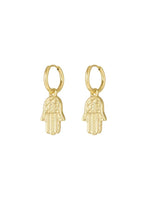 Gouden Oorbellen Magic Hand