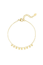 Gouden Armband met Ronde Hangers