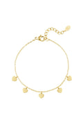 Gouden Armband met Hartjes