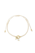 Gevlochten Armband met Parel
