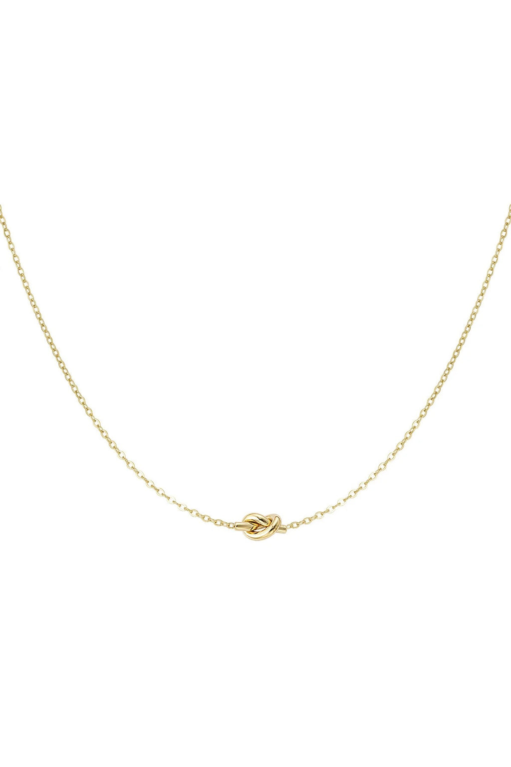 Simpele Ketting met Geknoopte Bedel