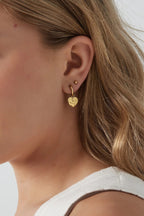 Gouden Oorbellen Heart for You