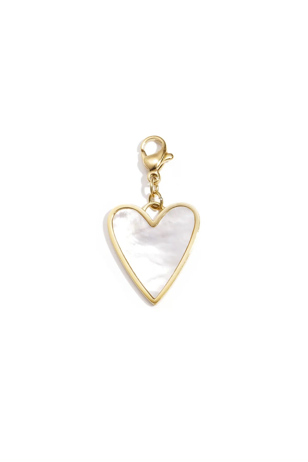 Witte Hartvormige DIY Bedel