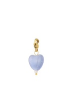 Pastel Blauw Hartvormige DIY Bedel